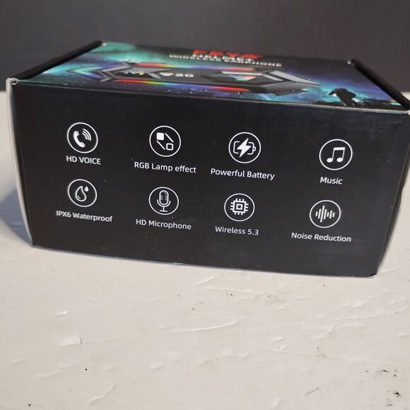 Feya Helmet Wireless Earphone With RBG Lights - Picture 5 of 14